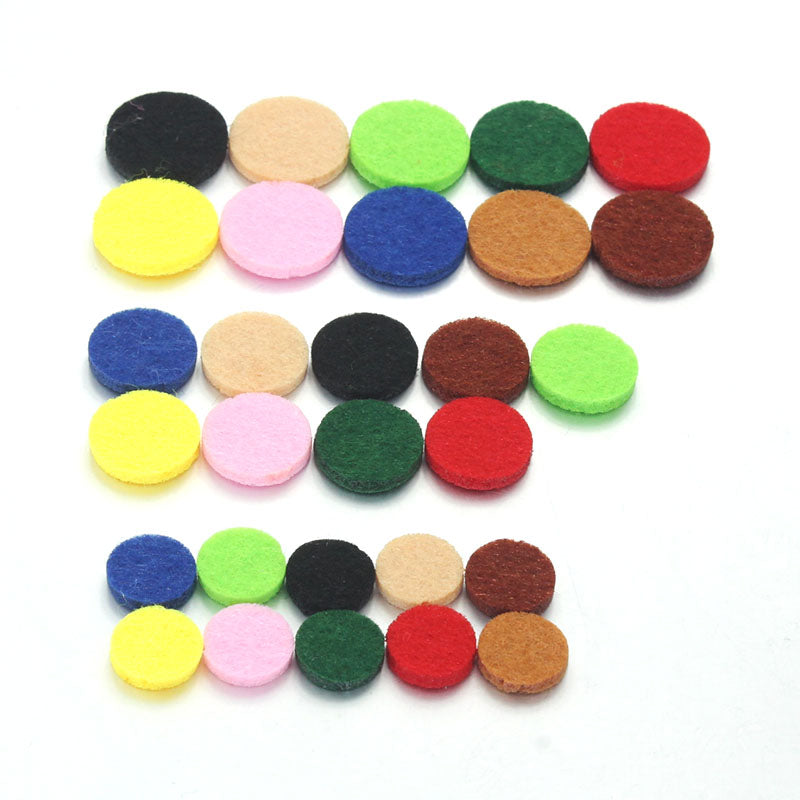 20PCS/lot Pad Colorful Felt Pads for 30mm 22mm 18mm 15mm